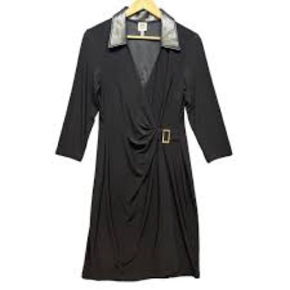 NWOT - Anne Klein Black Long Sleeve Dress